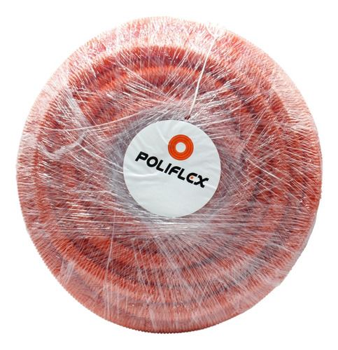 Rollo Poliflex Naranja De 1 Pulgada Con Guía Con 50 Metros