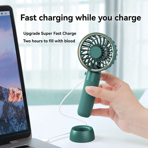 Nuevo Ventilador Portátil Usb For Colgar En El Cuello,