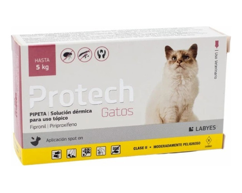 Protech Pipeta  Para Gatos Hasta 5 Kg Veterinaria Mérida 