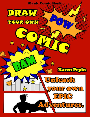 Libro: Draw Your Own Comic: Blank Comic Book Super Heroes