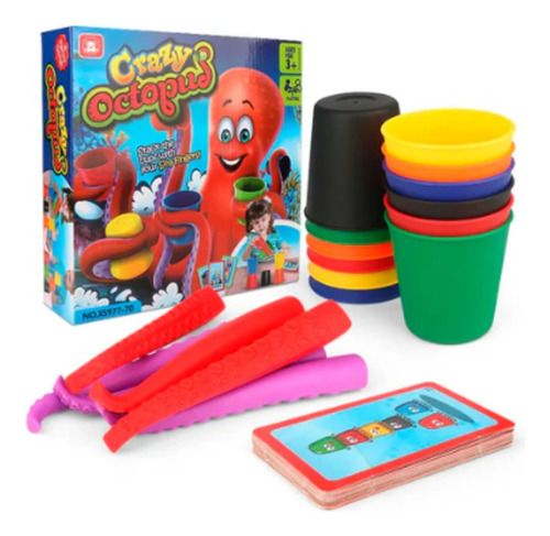 Juego De Mesa Pulpo Loco Crazy Octopus Clásico Familiar