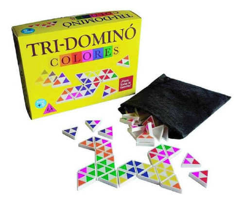 Juego De Mesa Tri Dominó Colores 8071