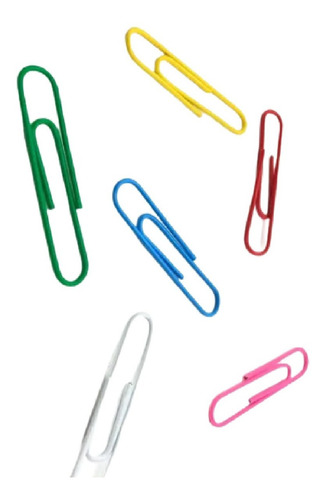 Clips Forrados De Colores (metalicos) Nro 3 28mm 5cajas X100