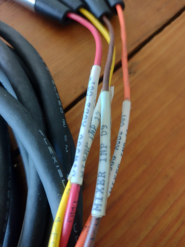 Manguera Pachera Belden 4 Canales Fichas Swichcraft (Usado)
