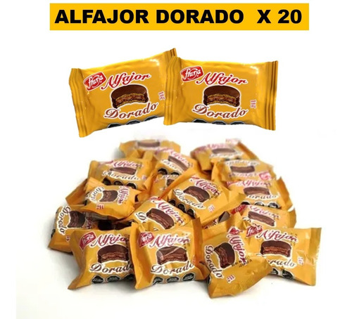 Alfajor Dorado 20 Unidades