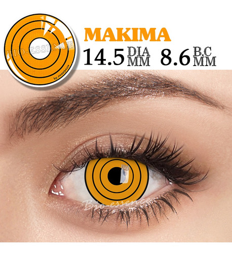 Lentes De Contacto Makima Cosplay Anime Chainsaw Man