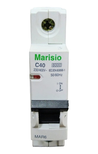 Interruptor Automatico 1x40a Curva C Marisio