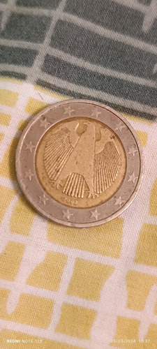 Moneda De Dos Euros 2002 Hecha En Alemania 