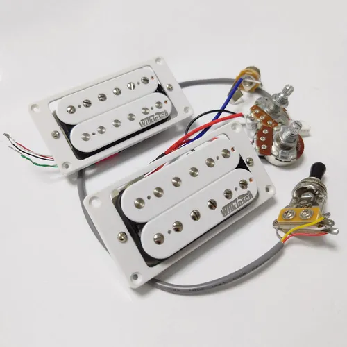 Arnés De Cableado Wilkinson Alnico 5 Humbucker Pickup 1v1t 4