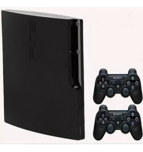 Console Playstation 3 Slim 120gb 2 Controles 5 Jogos - Usado