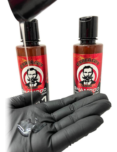 Shampoo 3 Em 1 Barba Cabelo E Corpo Undercut 300g For Men