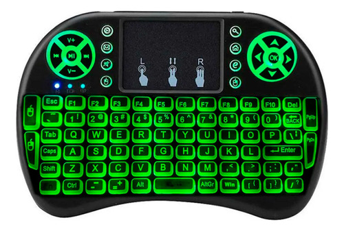 Mini Teclado Inalámbrico Touchpad Smartv Pc Tvbox