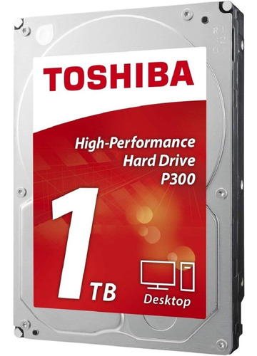 Toshiba Disco 1tb P300 3,5  7200 Sata Pc 64mb Hdwd110uzsva