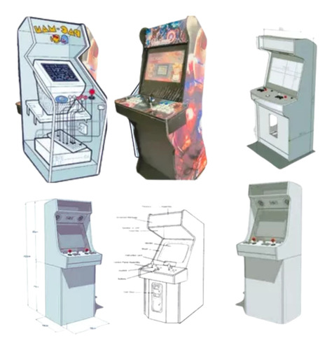 Fliperama Arcade - 60 Projetos Pdf Detalhados E Profissional