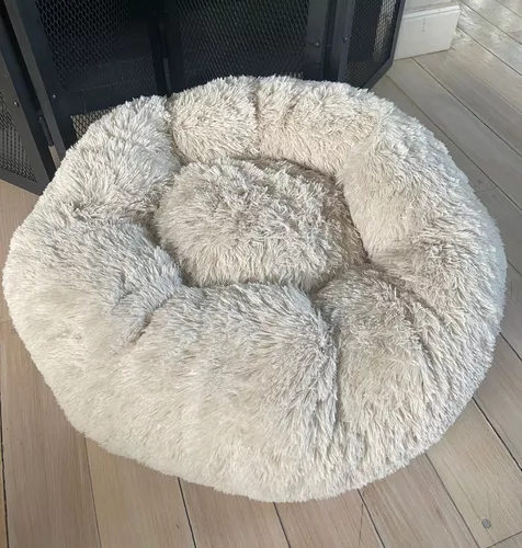 Puff Cama Antiestrés Sil Para Perros Peludo Y Mullido 80cm