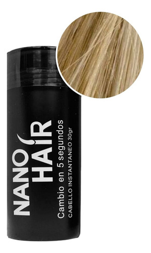 Nano Hair Frasco 30gs Fibra Keratina Pelo En Polvo Alopecia 