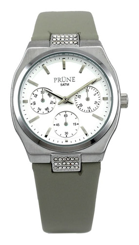 Reloj Prune Prt-5151-08 Sumergible Cuero