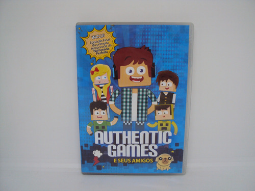 Dvd Authentic Games E Seus Amigos E8b2