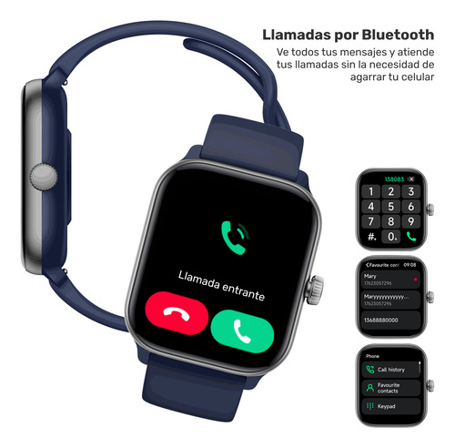 Reloj Smartwatch Music Rhythm X10 41mm