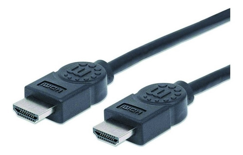 Imagen 1 de 7 de Cable Hdmi Macho/macho 1,8 Mts 4k Blindado | Manhattan