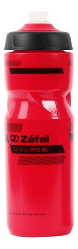 Caramañola Deportiva Sense Pro 80 800ml Zefal Color Rojo