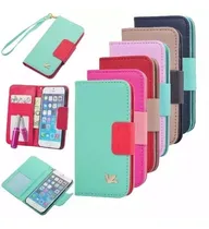 Comprar Forro Agenda Samsung Galaxy S5 Flip Color Rosado\u002Fverde Nuevo