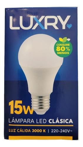 Lampara Foco Led 15w E27 Pack X 10 Unidades Equivale 120w