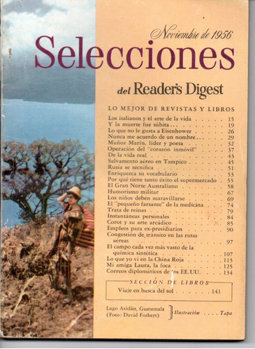 Selecciones Del Reader´s Digest Nº192 Noviembre 1956