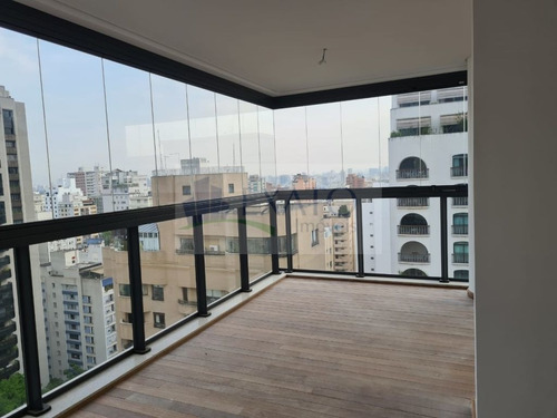 Imagem 4 de 15 de Apartamento Em Prédio Novo No Jardim Paulista, Com 205m² De Área Útil, 3 Suítes, 4 Vagas E Lazer. - Em50843