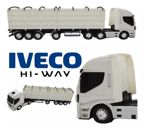 PHD BRINQUEDOS  Miniatura Iveco Hi Way Graneleira Usual