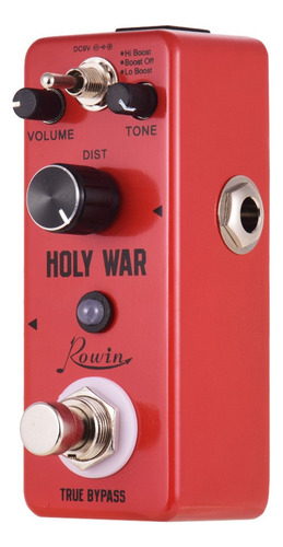 Rowin Holy War Distorsión Analógica De Metales Pesados Pedal