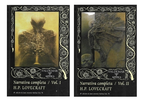 Narrativa Completa Volumen 1 Y 2 H.p Lovecraft Oferta