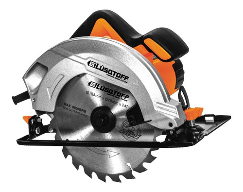 Imagen 5 de 9 de Sierra Circular Mano 1500w Lusqtoff Madera 185mm 7 1/4 +guia