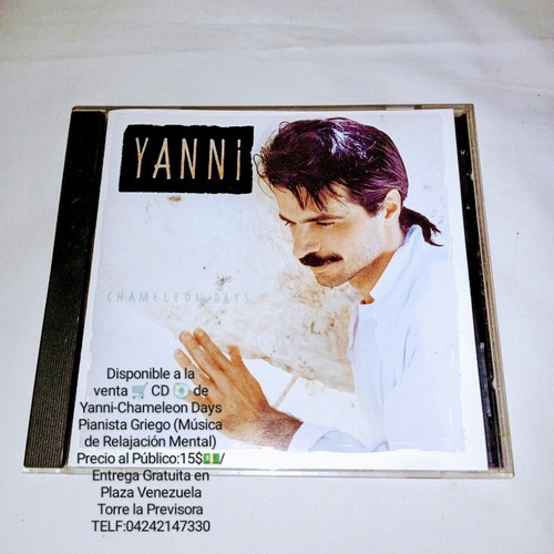 Cd Musical De Yanni-chameleon Days (música Terapéutica)