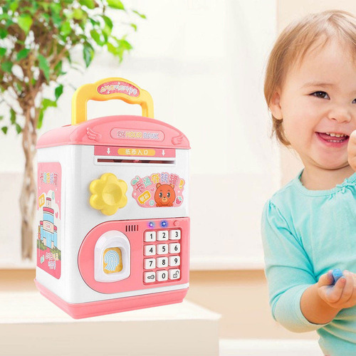 A Cofrinho Cofre Caixa Meninos Meninas Caixa Cor De Rosa