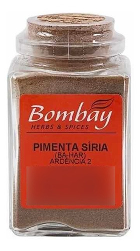 Tempero/especiarias Pimenta Siria Bombay Herbs & Spices 50g