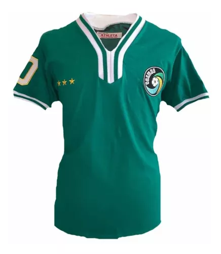 Camisa Brasil Athleta Treino Década 1970 Retro Licenciada