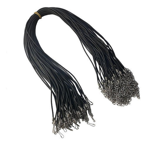 3 Piezas Collar Ajustable Caucho Mayoreo Unisex 2mm X 50cm Color 52049