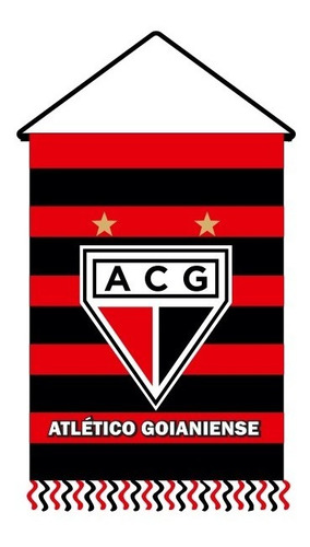 Estandarte Grande - Flâmula Do Atlético Goianiense | Parcelamento sem juros