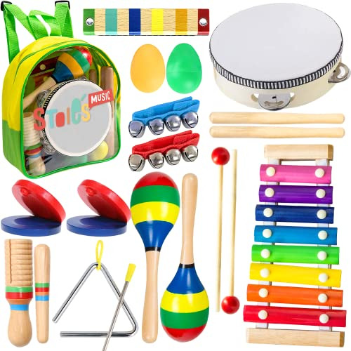 Juego De 17 Instrumentos Musicales Niños Pequeños Y P...