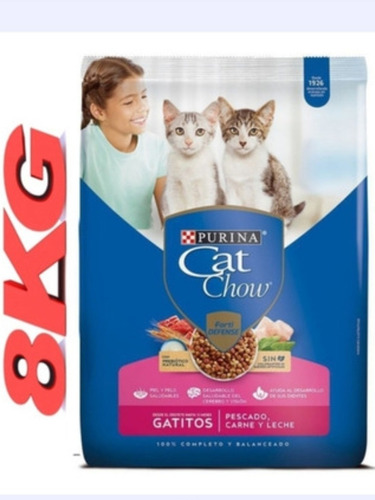 Cat Chow Gatitos X8kg