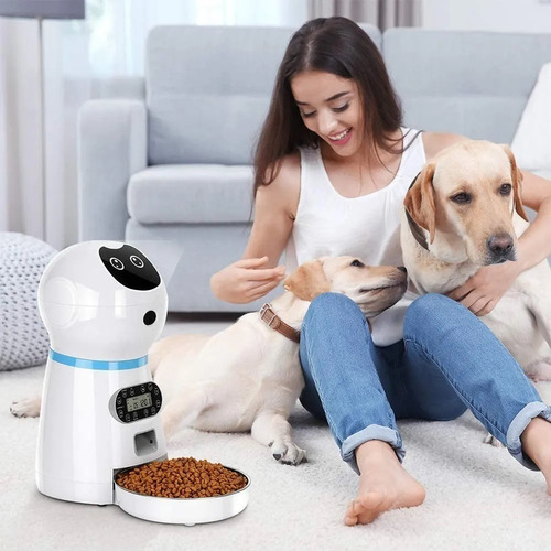 Imagen 3 de 10 de Robot Alimentador Automático Para Mascotas Dispensador