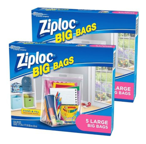 Bolsas Ziploc Bolsas De Almacenamiento Ziploc, Doble Cierre