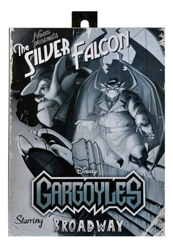 Neca Gargoyles Gárgolas Broadway Silver Falcon Figura