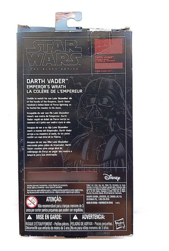 Figura Star Wars The Black Series Darth Vader Emperor Wrath
