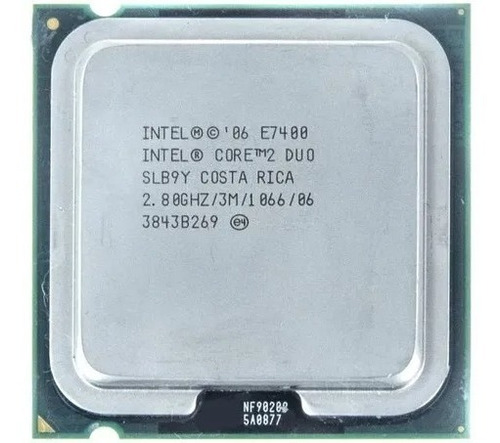 Processador Intel Core 2duo E7400 2.80ghz Cache 3m Fsb 1066