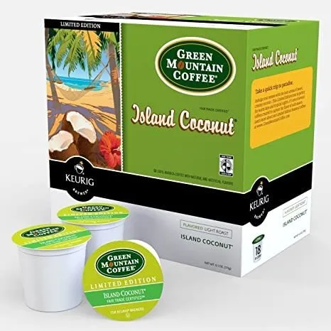 Green mountain island coconut k cups hotsell