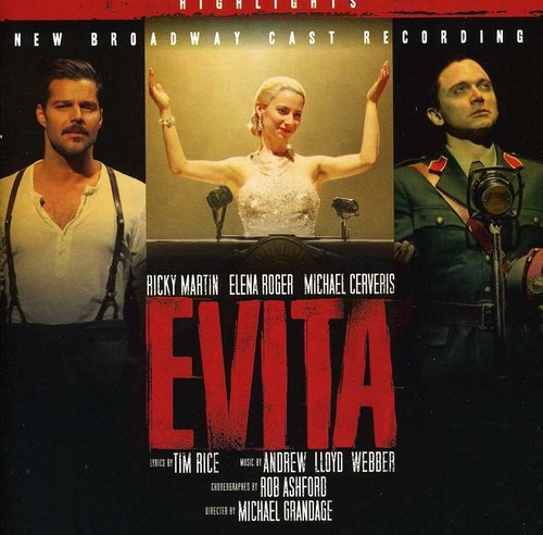 Cd Evita New Broadway Cast Varios R Martin/e Roger