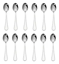 Comprar Juego De 12 Cucharas De Alta Calidad Para Postres Mango Plateado