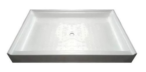 Base Rectangular Para Ducha Antiderrapante Blanca